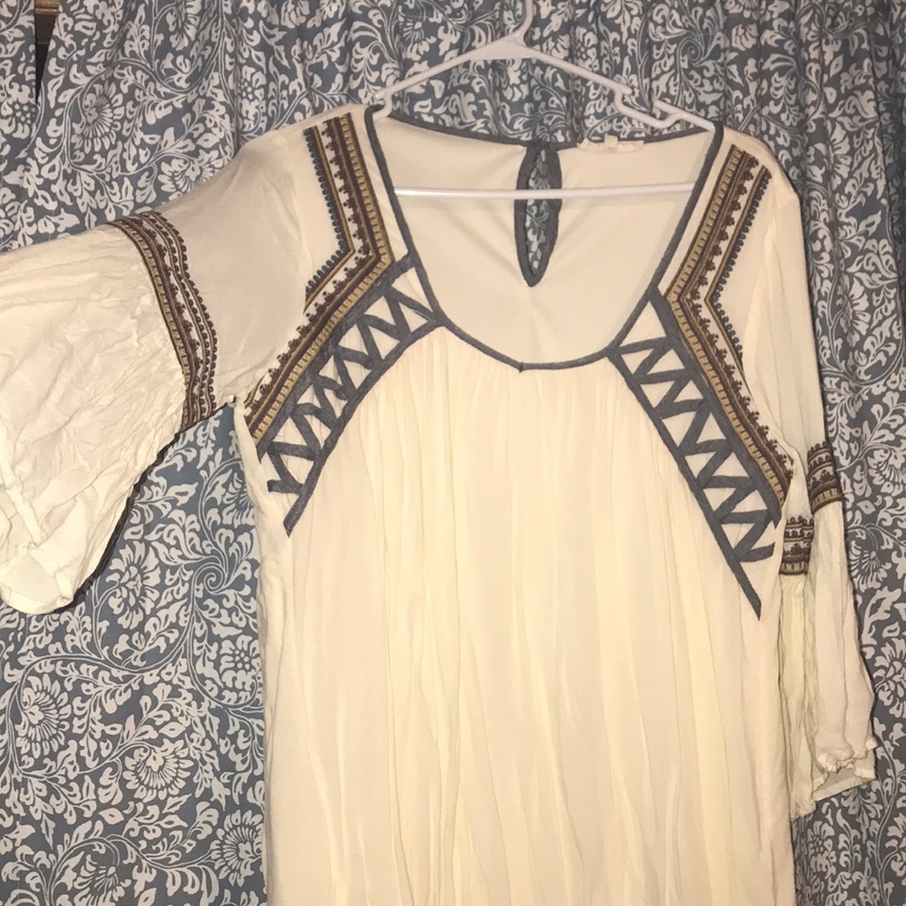 Boho Cream Dress